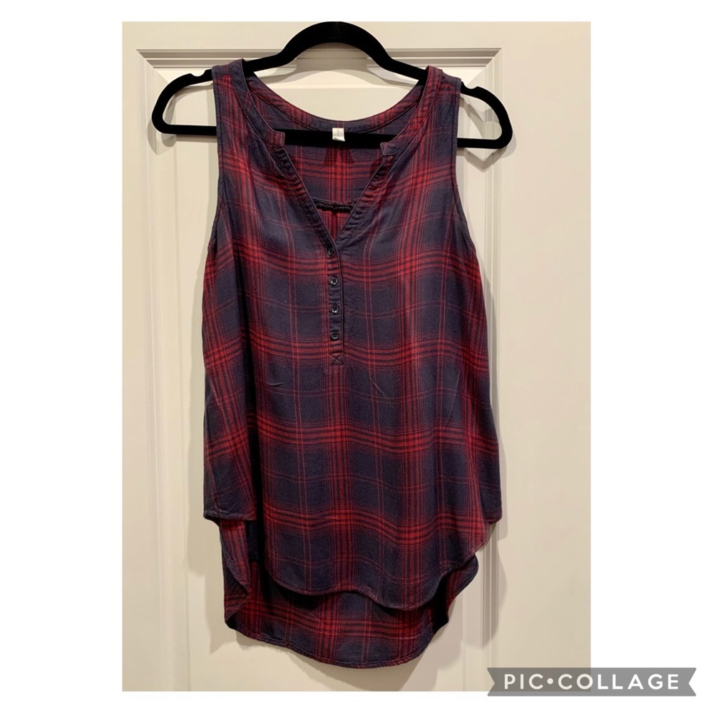 GF | asymmetrical sleeveless tunic blouse